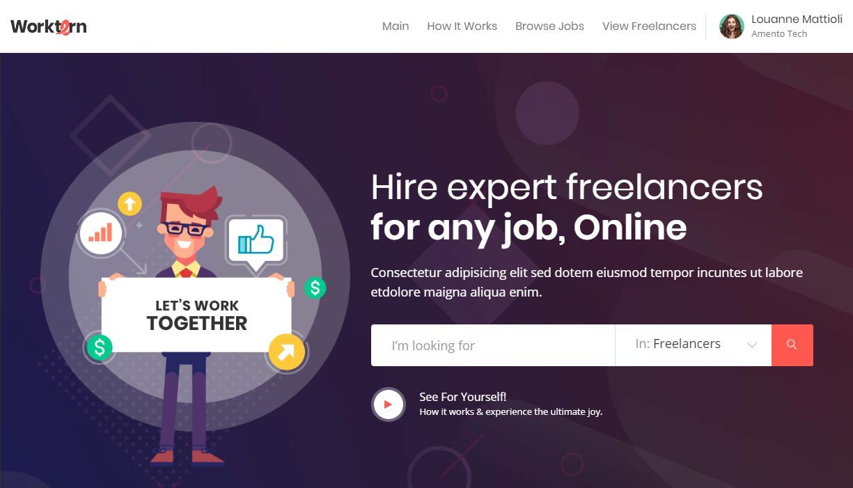Worktern Premium Job Dashboard