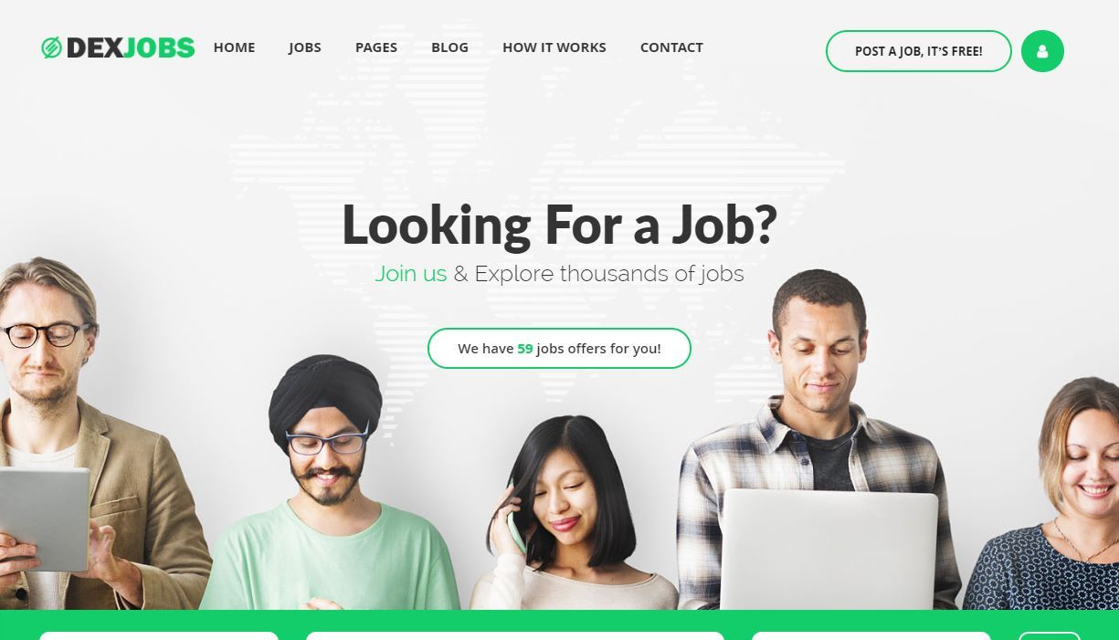 Dexjobs Premium Template