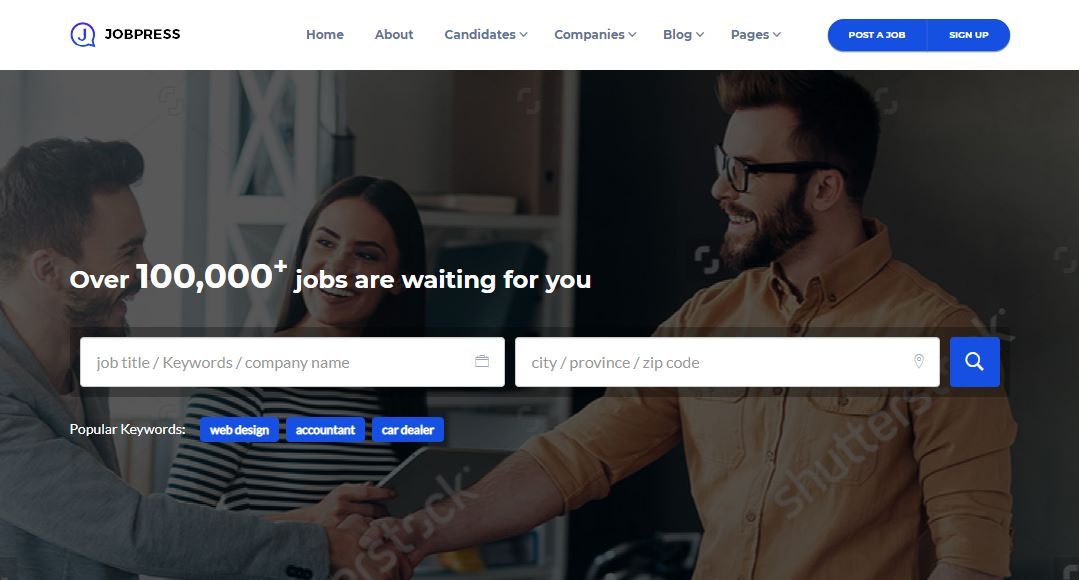 JobPress Premium Job Board Template