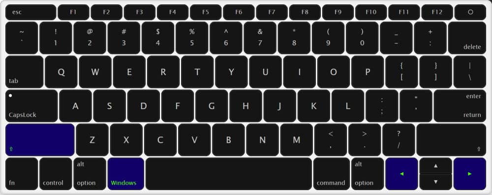 windows keyboard shortcuts to move window