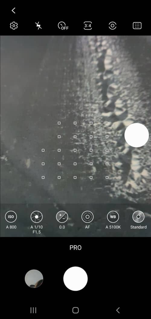 Pro Mode Samsung S10