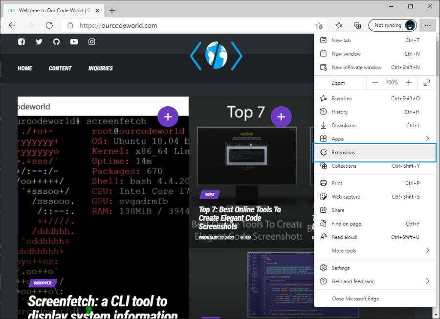 Install Google Chrome Extensions Microsoft Edge