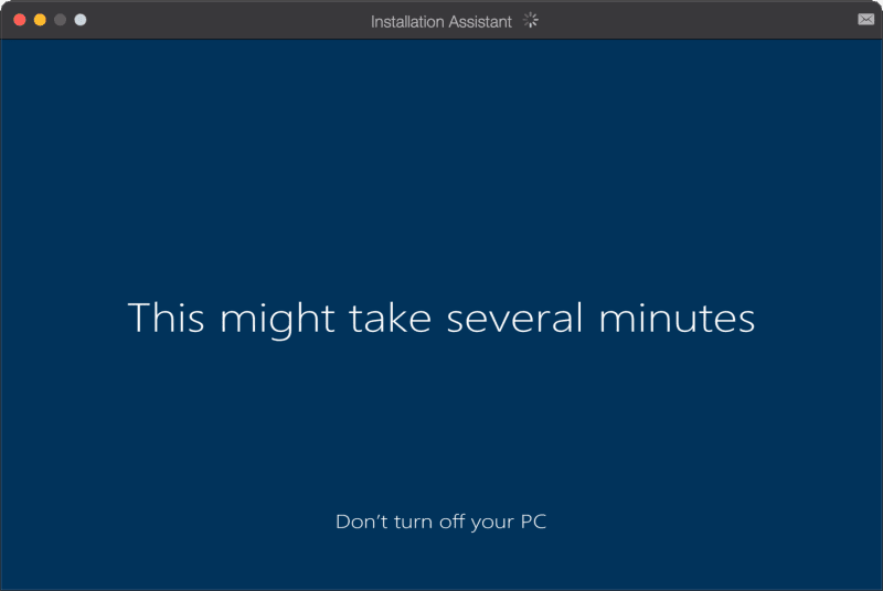 Windows 10 Runnin in Parallels in Mac M1