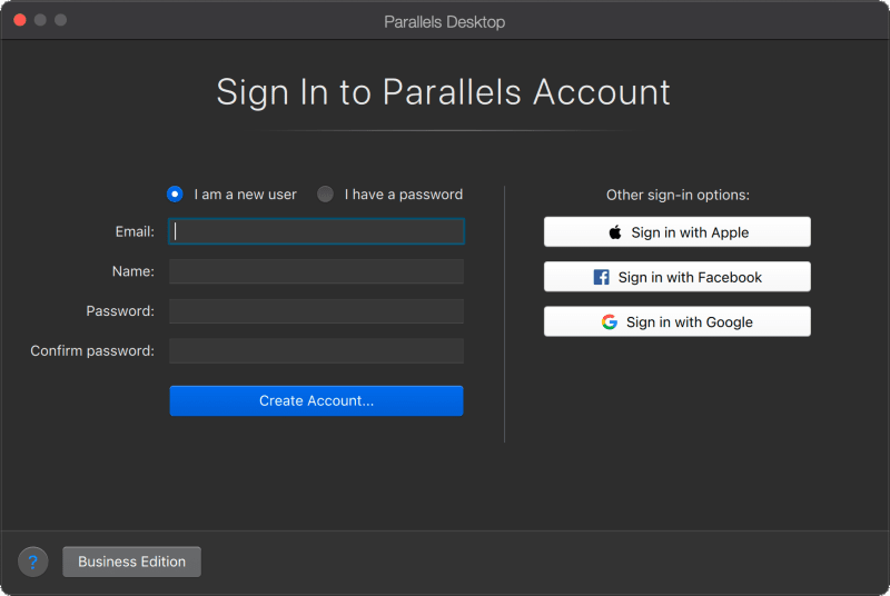 Parallels Login