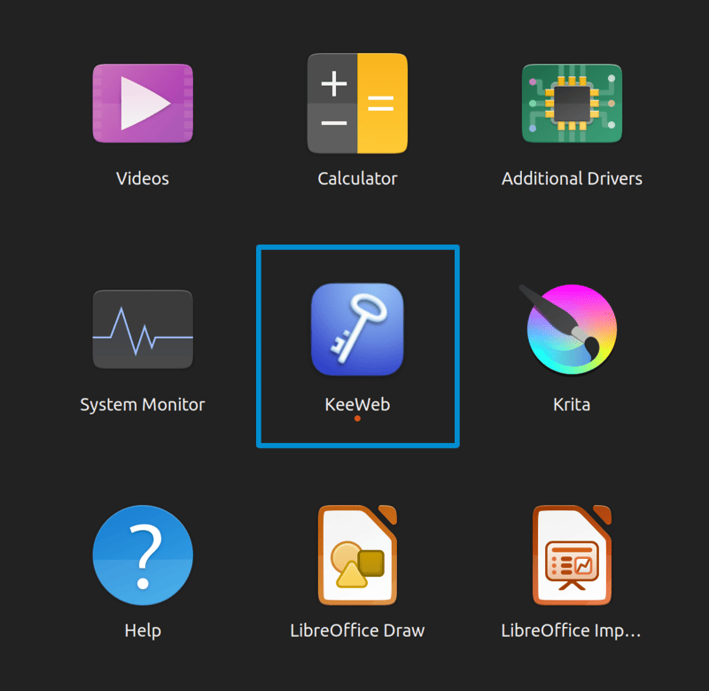 Keeweb Desktop Icon Ubuntu