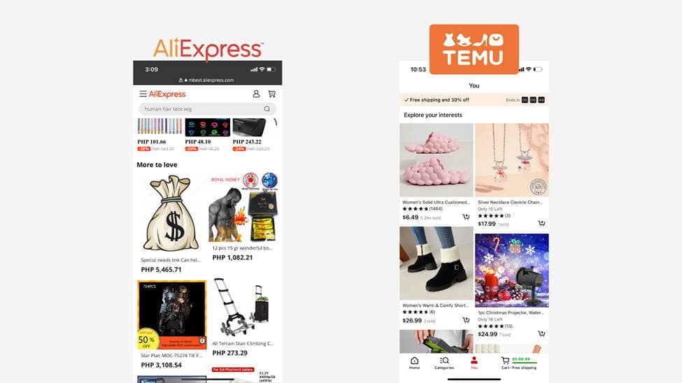 Temu Aliexpress