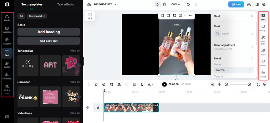 Pippit Edit Video AI
