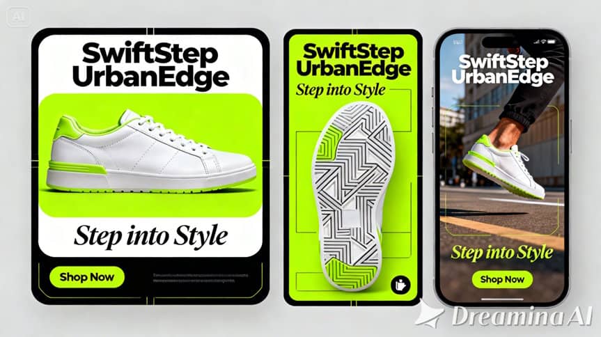 Visuals posters, flyers and ads