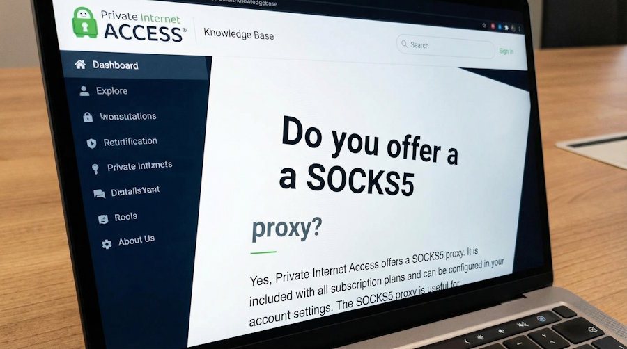 Private Internet Access Control