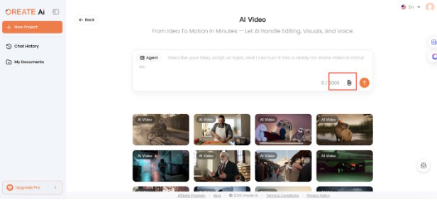 Upoad Online Video Creator