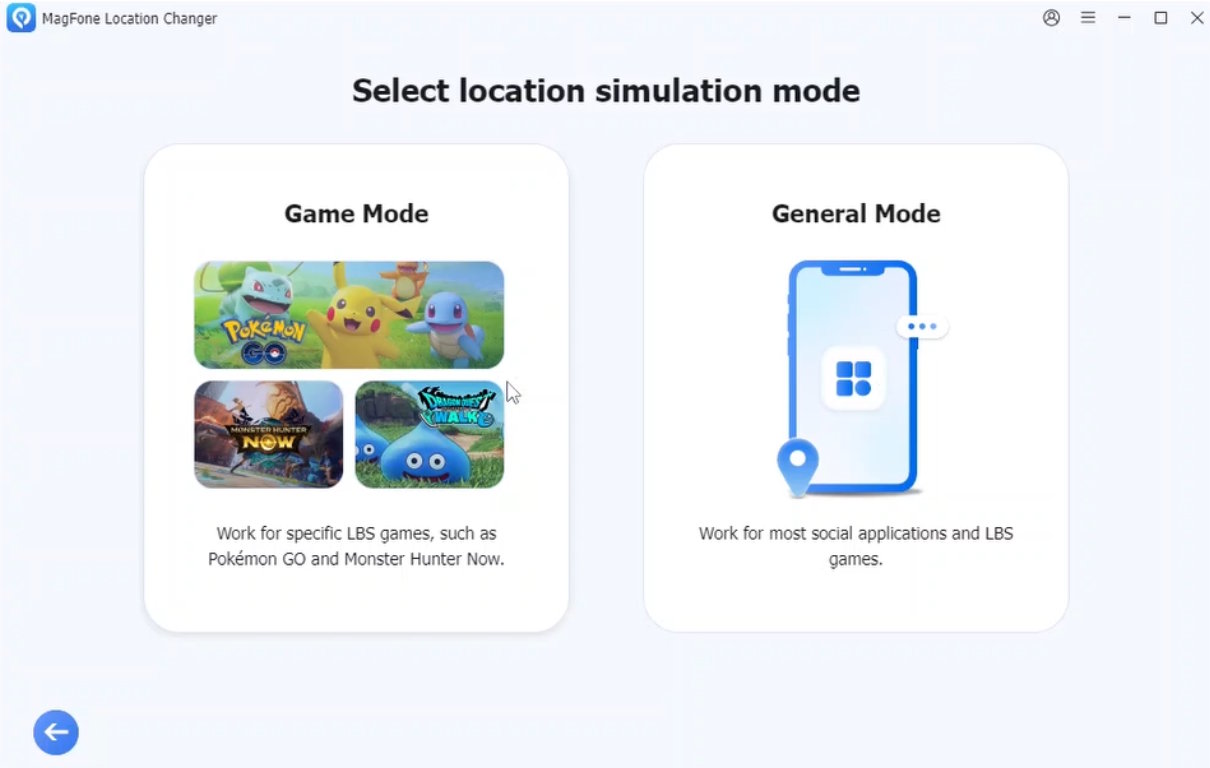 Location Simulation Mode