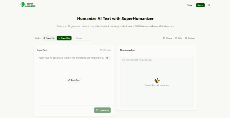 Introduction Super Humanizer