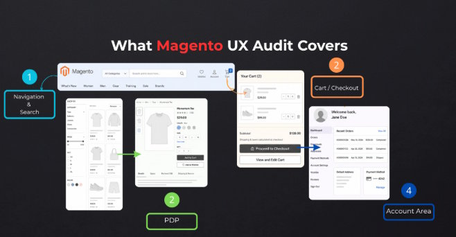 Key Areas of a magento UX audit