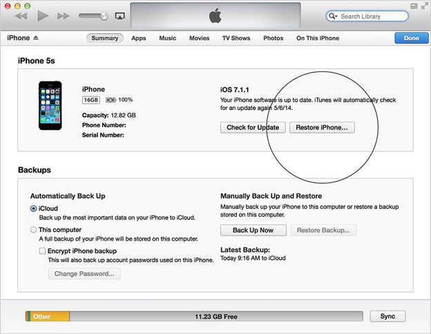 iPhone showing Security Lockout after failed passcode attempts