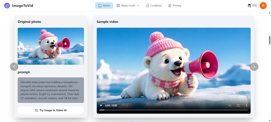 Image to video