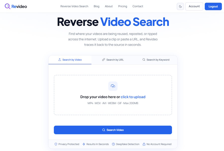 Reverse Video Search