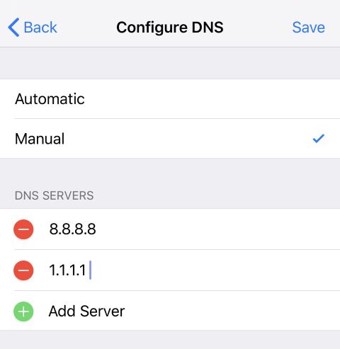 Configure DNS