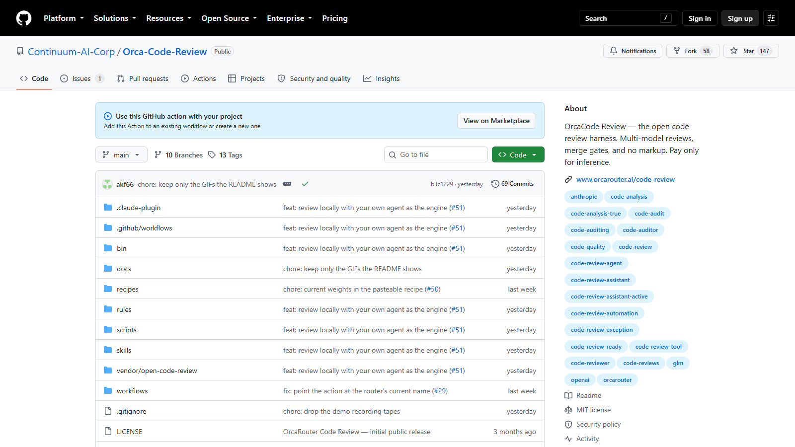 Orca Code Review