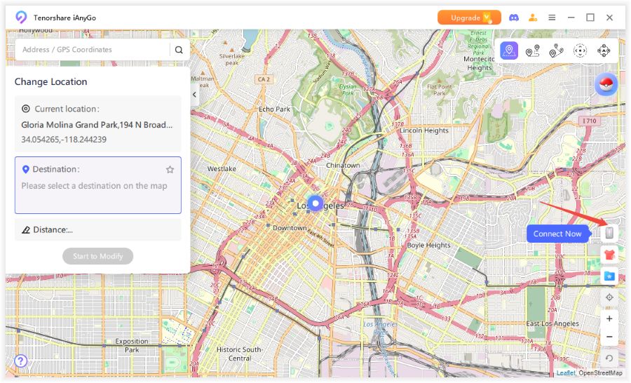 Change location