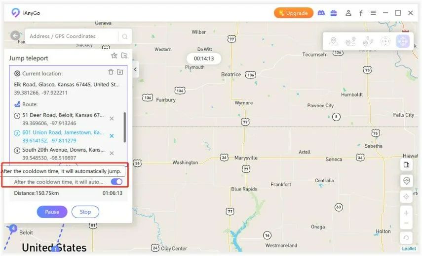 Changing Locations