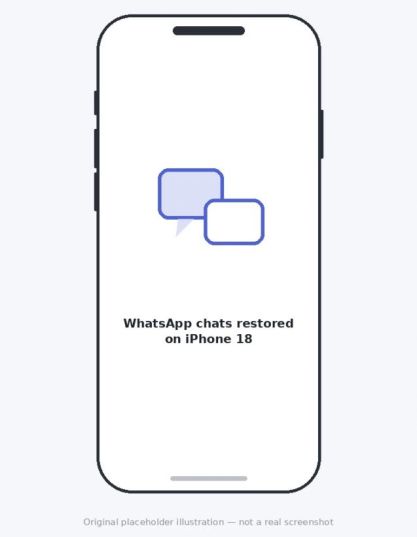 Whatsapp chats restored
