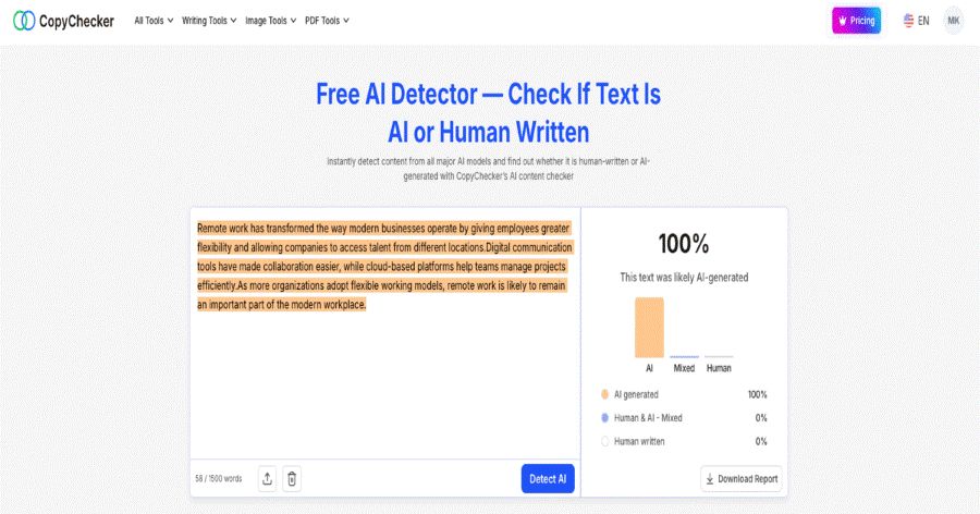 CopyChecker Result
