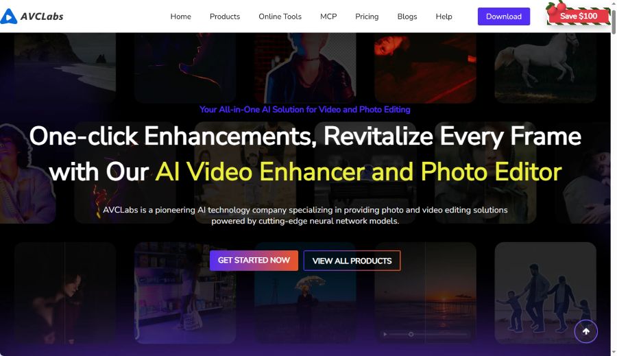 AVCLabs AI video enhancer for video restoration