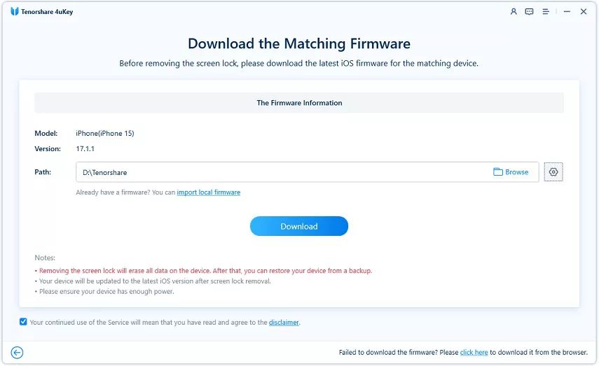 Set up iPhone Duo after removing the screen passcode