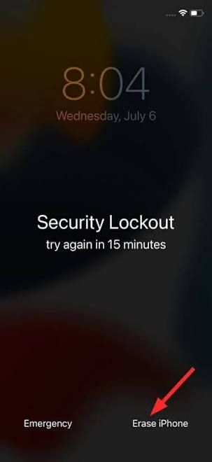 Factory reset iPhone Duo using Find My