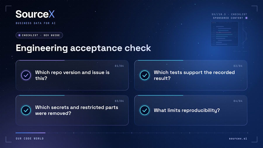 Engineering Acceptance Check