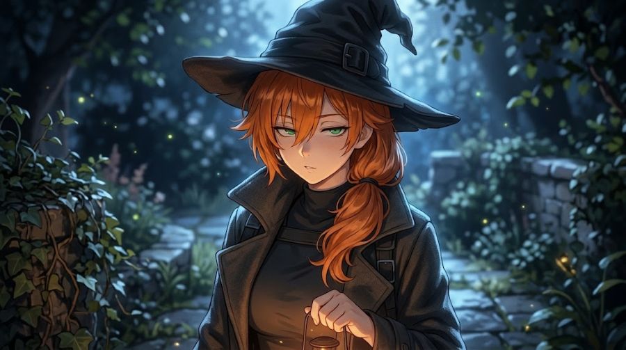 Witch Portrait Gives Nano Banana Pro