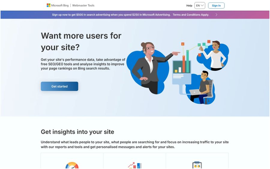 Bing Webmaster Tools